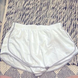 Nike White Athletic Shorts